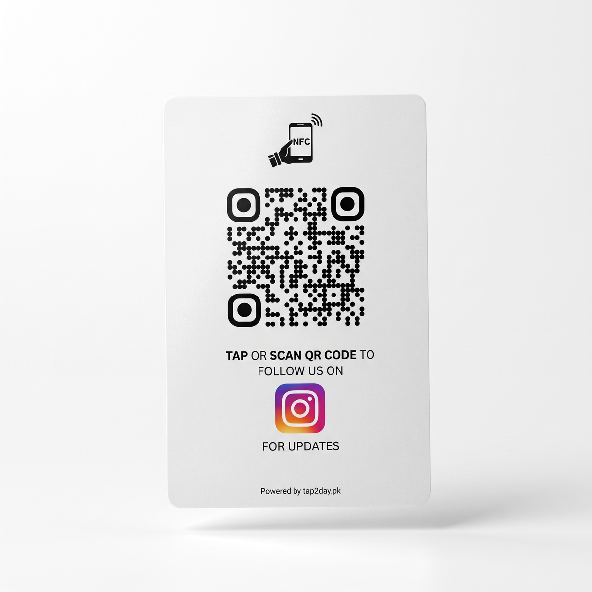 NFC Tap/QR Single Link Card